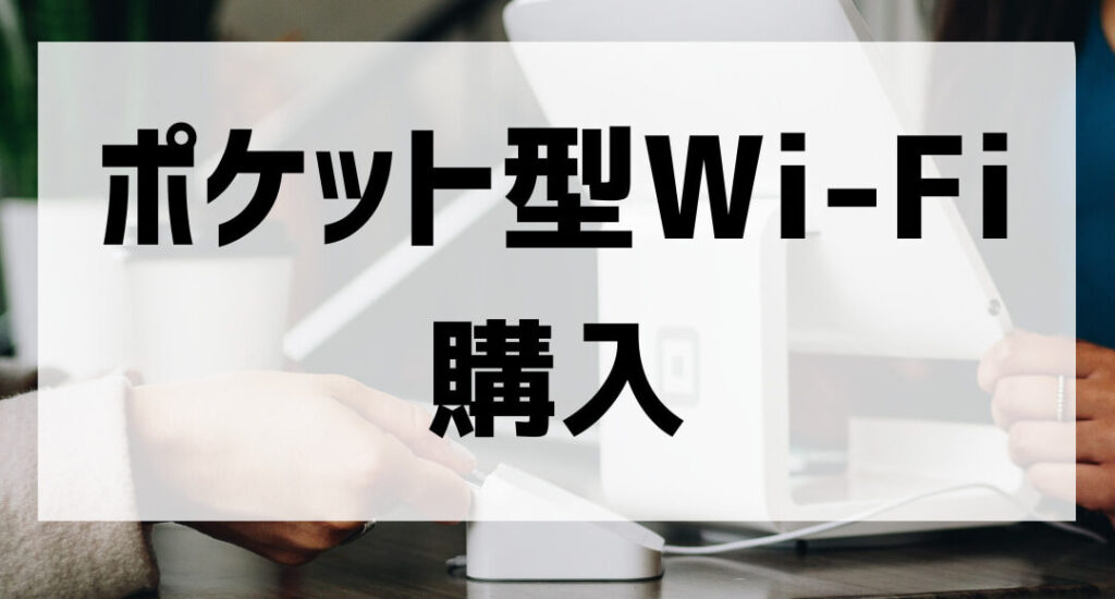 ポケットWiFiをどこで借りるか徹底解説します